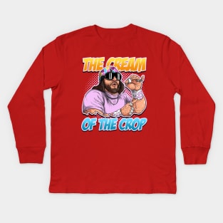 THE CREAM OF THE CROP CHAMPION Kids Long Sleeve T-Shirt